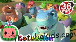 Ten little dinos Cocomelon nursery rhymes & kids songs 5 Ten little dinos Cocomelon nursery rhymes & kids songs