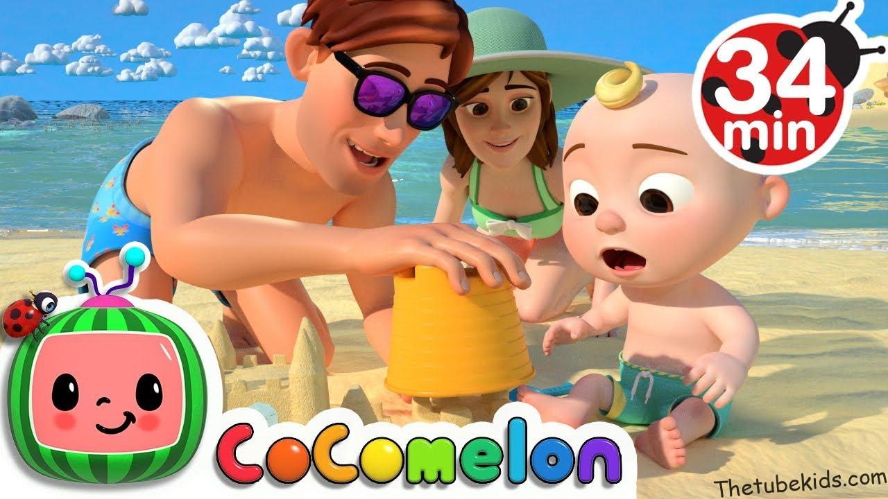 Mermaid at the Beach Song  CoComelon Nursery Rhymes & Kids Songs