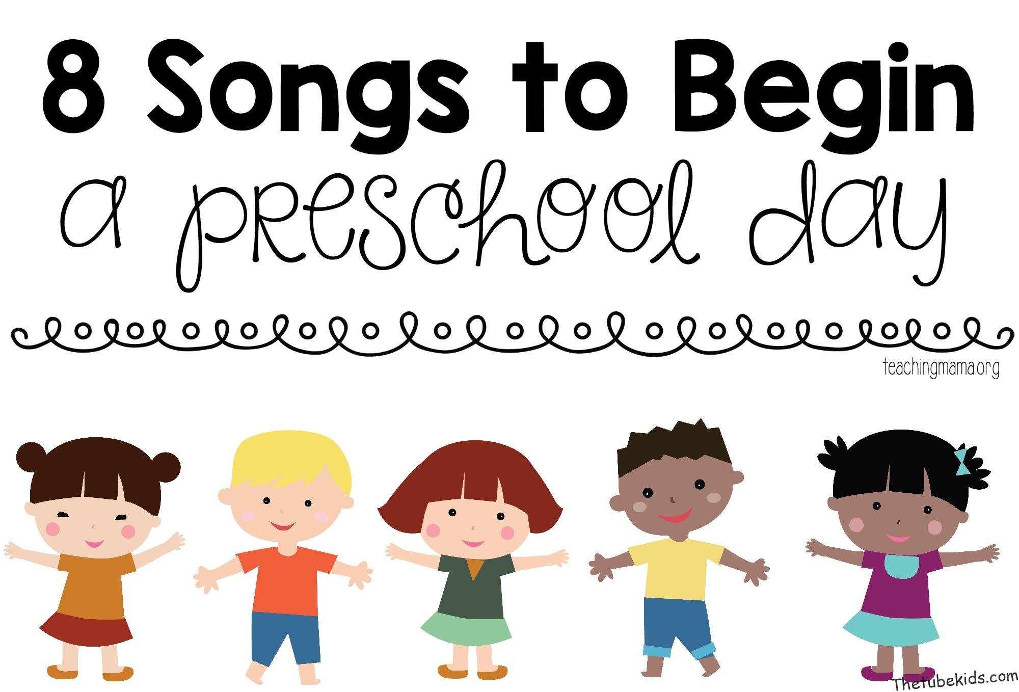 Printable Good Morning Songs For Preschool