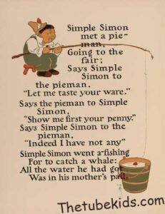 Simple Simon Nursery Rhyme