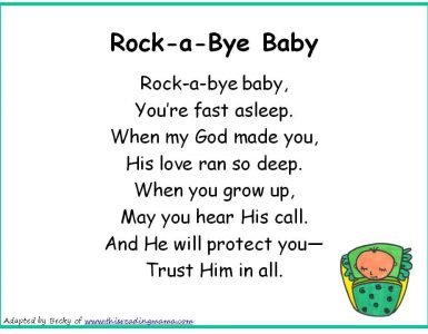 Rock A Bye Baby Lyrics 3 Rock A Bye Baby Lyrics