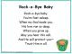 Rock A Bye Baby Nursery Rhyme With Lyrics