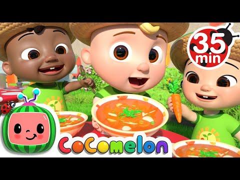 Cooking with Vegetables Song Cocomelon