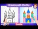 How to Draw a Castle - Chuchu TV Drawing easy step by step