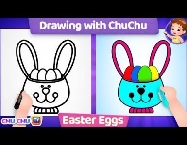 How to draw a easter bunny - draw with chuchu tv 2022