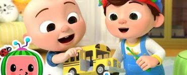 Wheels on the bus Toy Edition Song - Cocomelon nursery rhymes