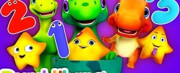 Counting Numbers 1 to 5 song - Chuchu TV Dinosaur Cartoon for children