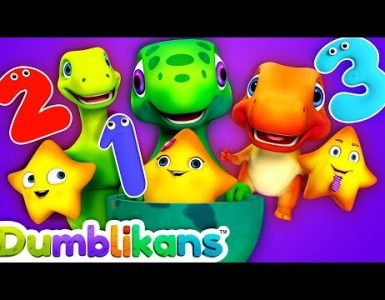 Counting Numbers 1 to 5 song - Chuchu TV Dinosaur Cartoon for children