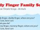 Finger Family Song Lyrics poster - Free Printable PDF