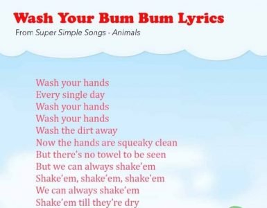 Lyrics-poster-Wash-your-bum-bum-song