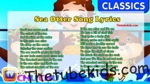 Sea otter Song Lyrics pdf printable