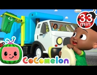 Wheels on the Recycling Truck song - Cocomelon Lyrics