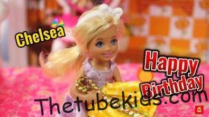 Barbies birthday cake prepared for Chelsea was eaten by the little dog