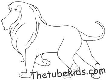 How to teach children to draw a lion in a children's drawing