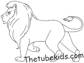 How to teach children to draw a lion in a childrens drawing7