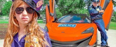 Nastya and dad in the police chase story 5 Nastya and dad in the police chase story