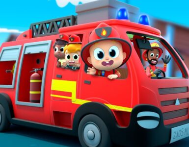 Wheels On The Fire Truck - A Fun Kids Song for Learning 3 Wheels On The Fire Truck Kids Songs Nursery Rhymes