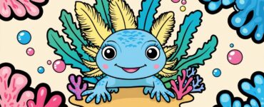 Axolotl Coloring Page for Kids (100% Free Printables)