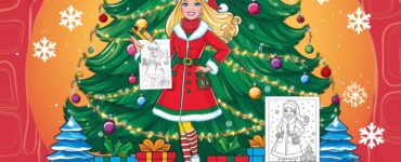 Barbie Christmas Coloring Pages for Kids (100% Free Printables)