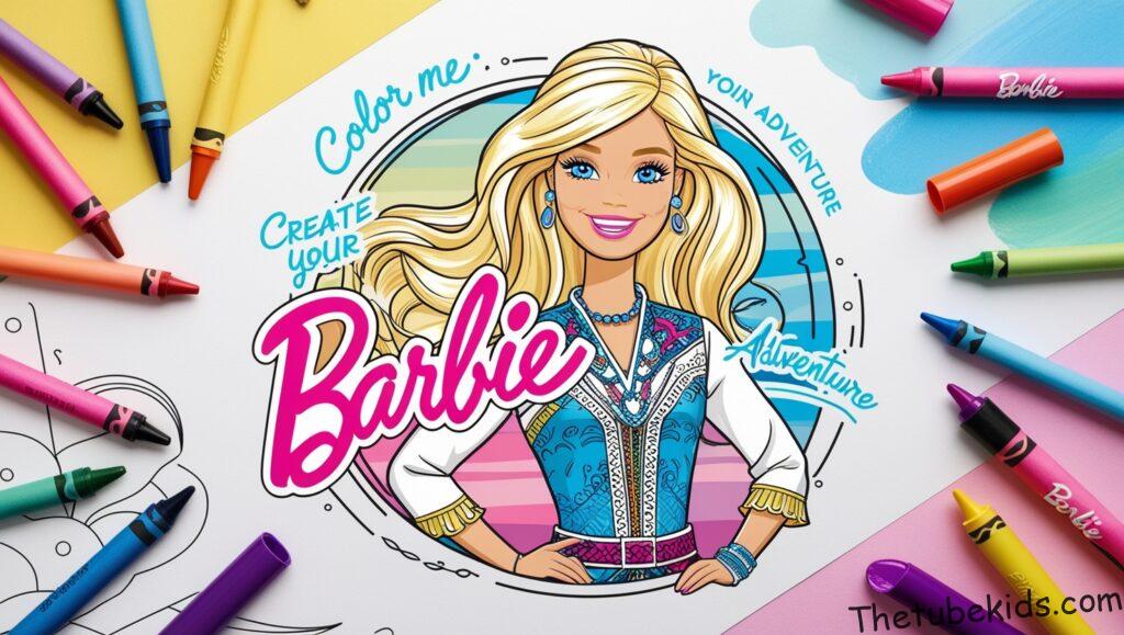 Barbie Coloring Pages for Kids (100% Free Printables)