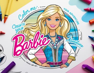 Barbie Coloring Pages for Kids (100% Free Printables)