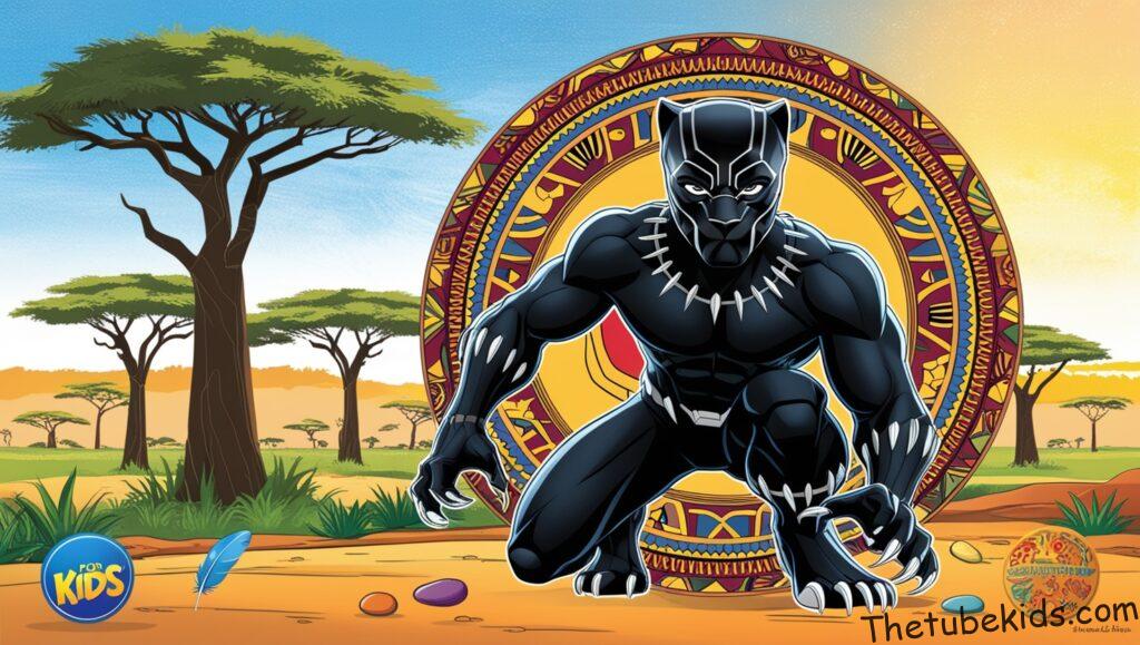 Black Panther Coloring Pages for Kids (100% Free Printables)