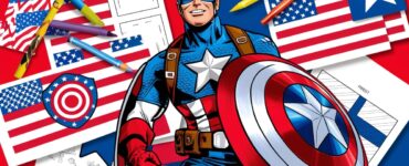 Captain America Coloring Pages for Kids (100% Free Printables)