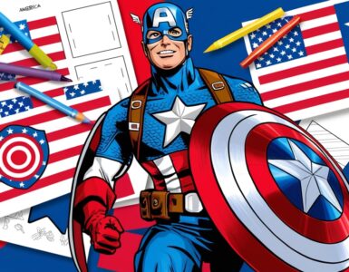 Captain America Coloring Pages for Kids (100% Free Printables)