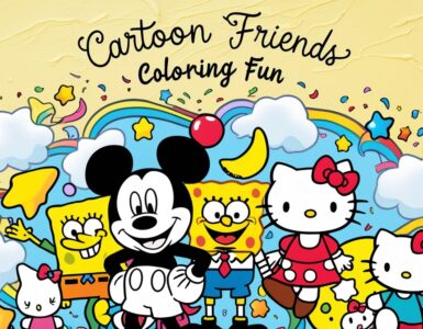 Cartoon Characters Coloring Pages (100% Free Printables)