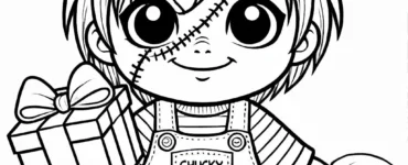 Chucky Coloring Pages for Kids (100% Free Printables)