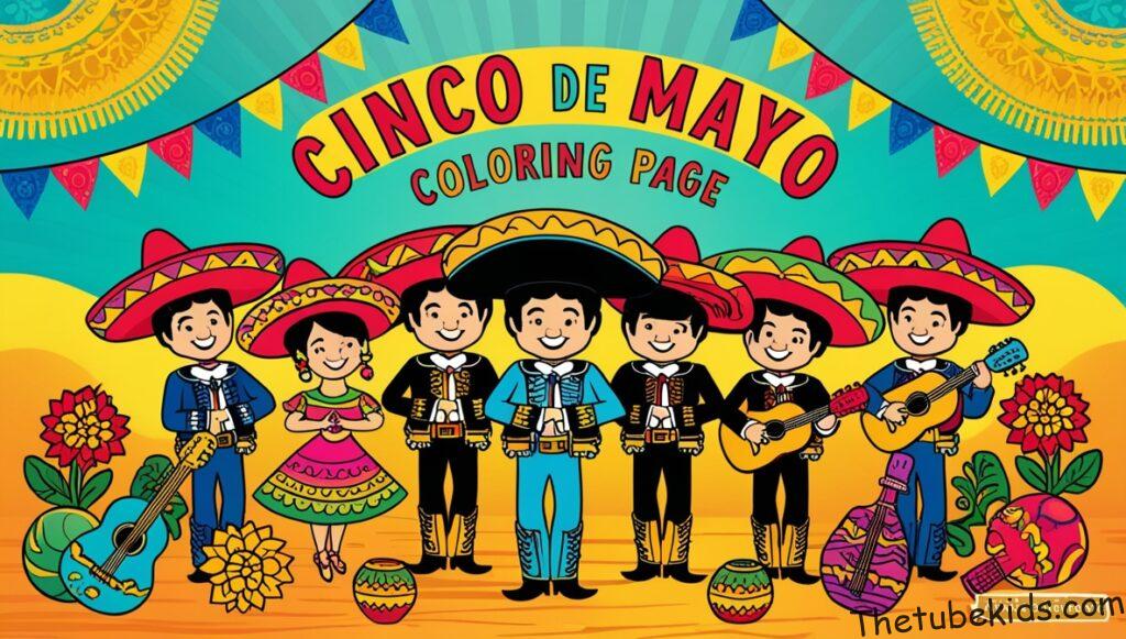 Cinco de Mayo Coloring Page for Kids (100% Free Printables)