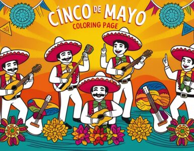 Cinco de Mayo Coloring Page for Kids (100% Free Printables)