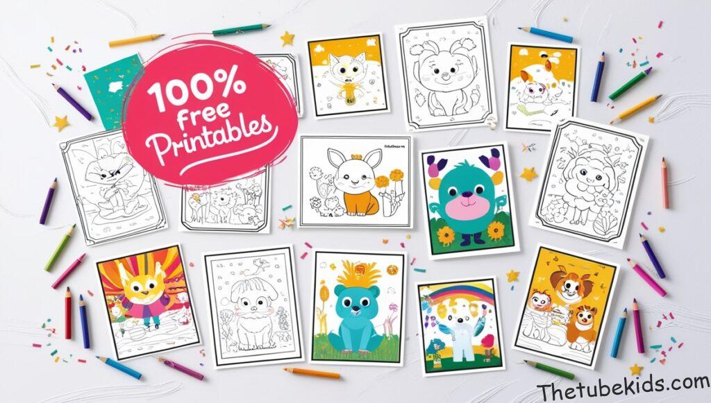 Coloring Pages Aesthetic for Kids (100% Free Printables)