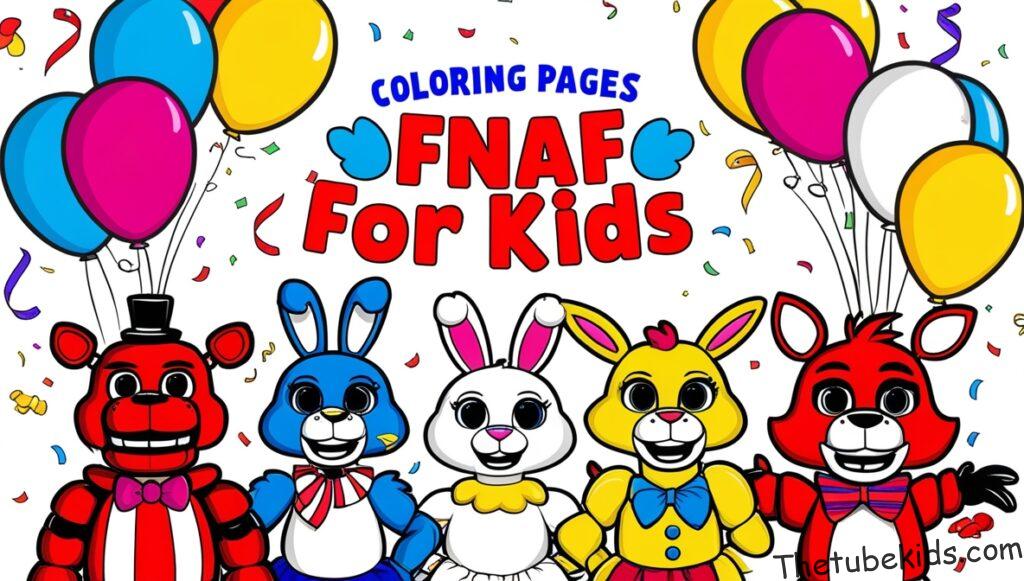 Coloring Pages FNAF for Kids (100% Free Printables)