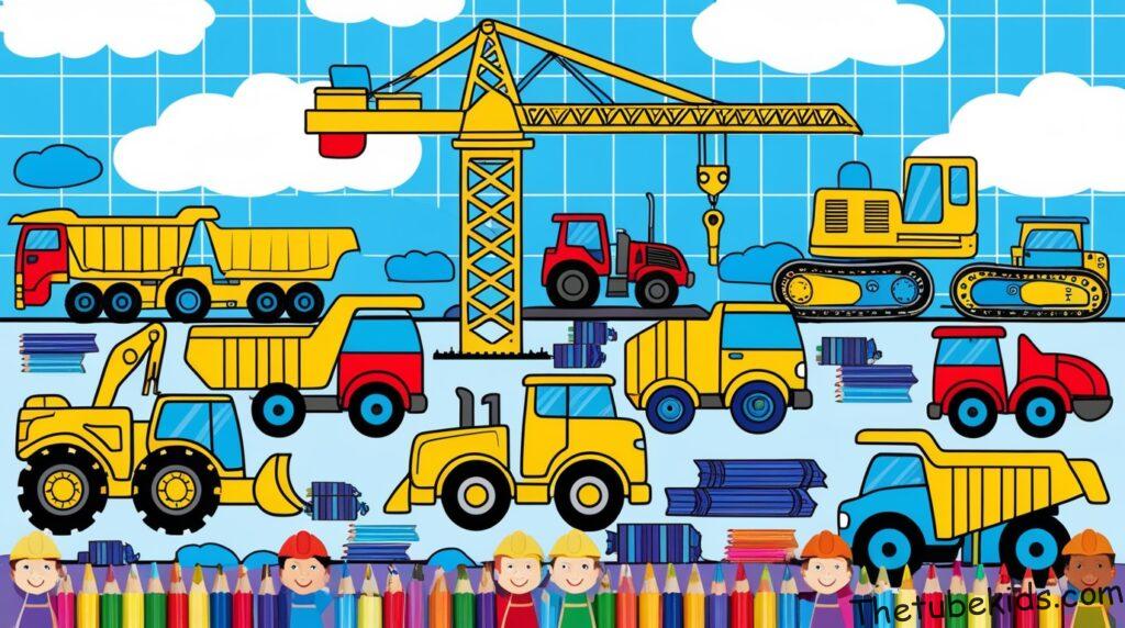 Construction Coloring Pages for Kids (100% Free Printables)