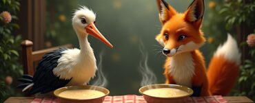 Short Stories The Cunning Fox and the Clever Stork