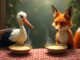 Short Stories The Cunning Fox and the Clever Stork 25 Short Stories The Cunning Fox and the Clever Stork