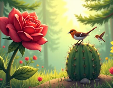 Short Stories The Proud Red Rose Best Bedtime Stories for Kids7
