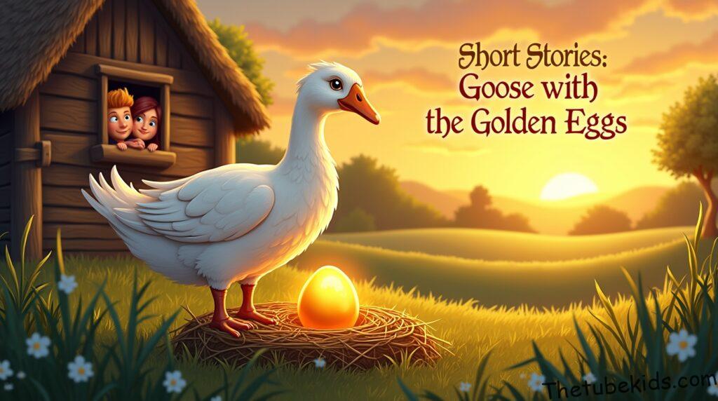 Short Stories: The Goose with the Golden Eggs - Best Bedtime Stories for Kids 1 Short Stories The Goose with the Golden Eggs - Best Bedtime Stories for Kids