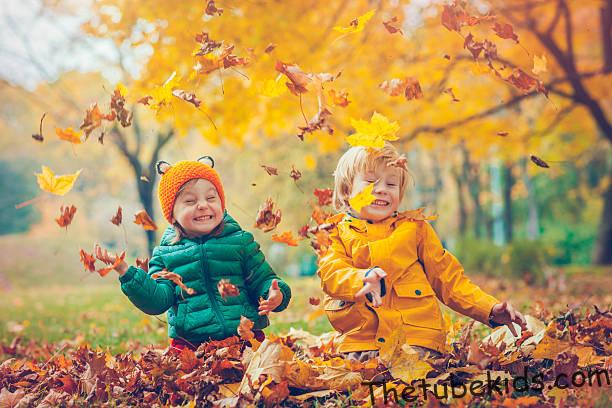 5,000+ Kids Throwing Leaves Stock Photos, Pictures & Royalty ...