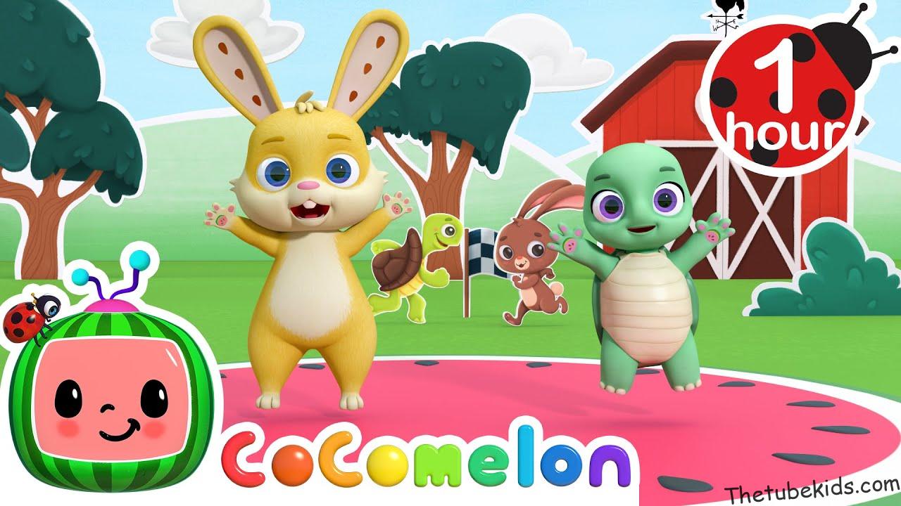 The Tortoise and the Hare in CoComelon Songs 2 Tortoise and the Hare Dance Party | CoComelon Nursery Rhymes & Kids Songs