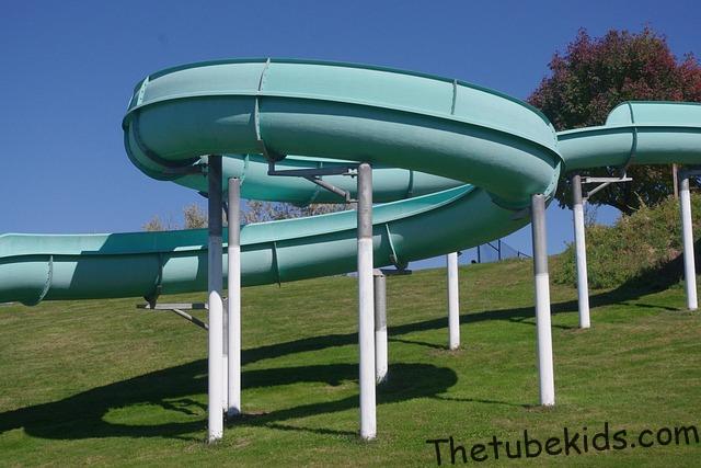 colorful water slide animation